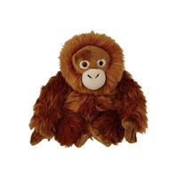 Nature Planet Pluche Orang Utan aap knuffel van 18 cm -