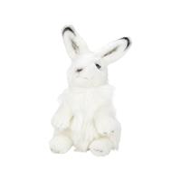 Pluche kleine sneeuw haas knuffel van 15 cm -