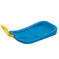 Kunststof Sneeuw Slee Met Handvat Voor Kinderen 58 Cm Blauw leeen