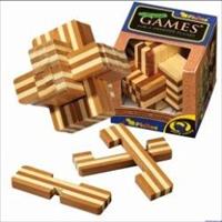 Philos Duivelse Knoop Puzzel Bamboe