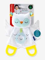 Infantino Glow-in-the-Dark Kuschel- Beißring-Eule