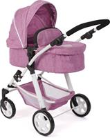 BAYER CHIC 2000 Combi poppenwagen NELE Jeans roze