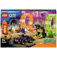 LEGO City: Stuntz Double Loop Stunt Arena Motorbike Set (60339)