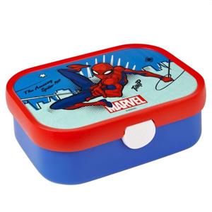 Mepal Brotdose Campus Spider-Man, inkl. Bento-Einsatz & Snackgabel blau/transparent