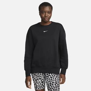 Sportswear Phoenix Fleece Oversized sweatshirt met ronde hals voor dames - Zwart