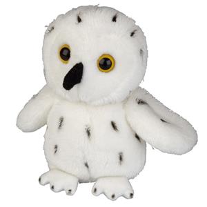 Ravensden Pluche knuffel dieren Sneeuwuil vogel van 15 cm -