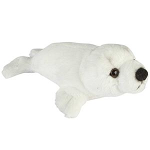 Ravensden Pluche knuffel dieren Witte zeehond pup van 15 cm -