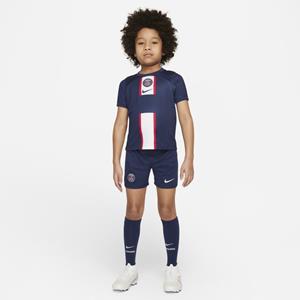 Nike Paris Saint-Germain 2022/23 Thuis Voetbaltenue voor kleuters - Blauw