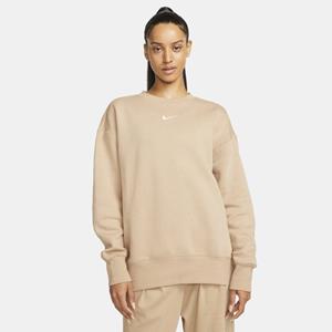 Sportswear Phoenix Fleece Oversized sweatshirt met ronde hals voor dames - Bruin