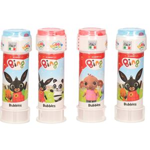 Shoppartners 50x Bing konijn bellenblaas flesjes met bal spelletje in dop 60 ml voor kinderen