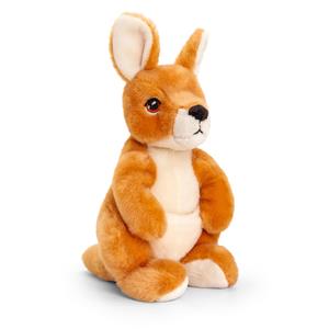 Pluche knuffel dier wallaby kangoeroe 27 cm -