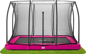 Salta Comfort Edition Ground Trampoline met Veiligheidsnet - 305 x 214 cm - Roze