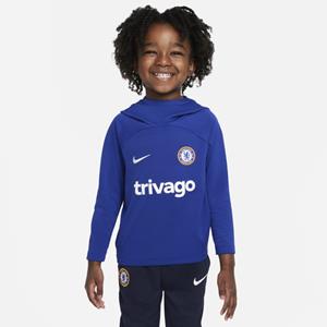 Chelsea FC Academy Pro  Dri-FIT Voetbalhoodie voor kleuters - Blauw