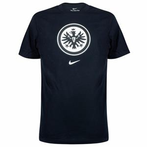 Eintracht Frankfurt T-shirt Crest - Zwart