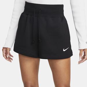 Sportswear Phoenix Fleece Damesshorts met hoge taille - Zwart