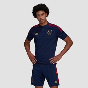 adidas Ajax Amsterdam Polo 2022/2023 blau/rot Größe M
