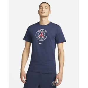 Paris Saint-Germain T-shirt Crest - Navy/Wit