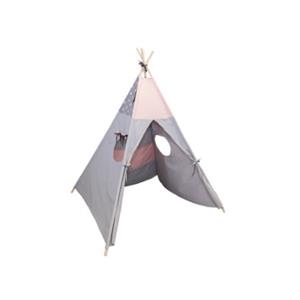 ULLENBOOMÂ Tipi Zelt fÃ¼r Kinder - Rosa Grau - Weicher Bezug aus 100% Baumwolle - Spielzelt fÃ¼r Kinderzimmer, auch fÃ¼r outdoor geeignet