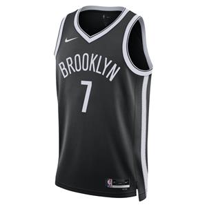 Brooklyn Nets Icon Edition 2022/23 Swingman  NBA-jersey met Dri-FIT - Zwart