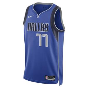 Dallas Mavericks Icon Edition 2022/23 Swingman  NBA-jersey met Dri-FIT - Blauw