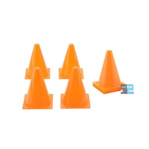 8x Sport/voetbal training pionnen oranje 17 cm - Sport - Veldsporten - Training pion/kegel/accessoires