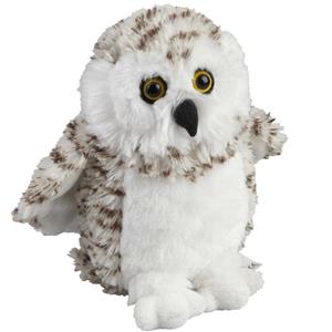 Pluche knuffel dieren Sneeuwuil vogel van 18 cm -