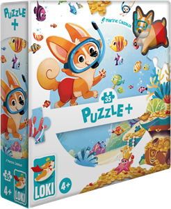 Loki Goes Diving Puzzel (35 stukjes)
