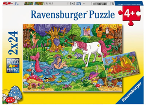 Ravensburger Magisch Bos Puzzel (2x12 stukjes)