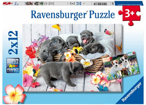 Ravensburger 2 Puzzles - Kleine Fellknäuel 12 Teile Puzzle Ravensburger-05636