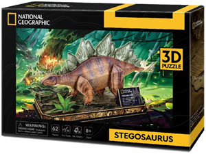CubicFun 3D Puzzel - Stegosaurus (62 stukjes)