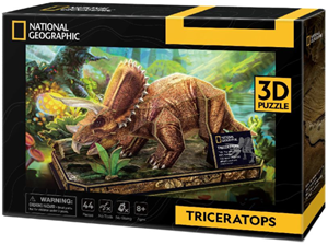 CubicFun 3D Puzzel - Triceratops (44 stukjes)