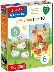 Clementoni Leerspel - Getallenspel 1 Tot 10