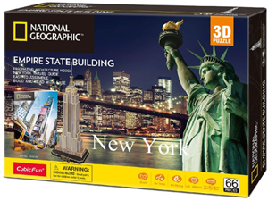 CubicFun 3D Puzzel - The Empire State Building (66 stuks)