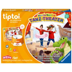 Ravensburger tiptoi ACTIVE Set Kunterbuntes Tanz-Theater, Brettspiel