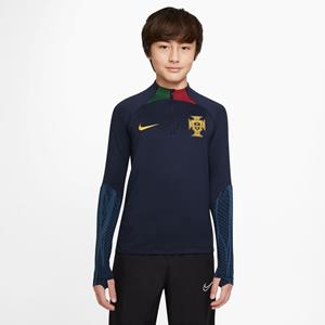 nike Portugal Trainingsshirt Dri-FIT Strike Drill Weltmeisterschaft 2022 - Navy/Grün/Gelb Kinder