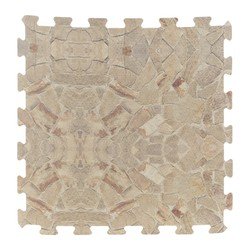 8x stuks Foam puzzelmat zwembadtegels/fitnesstegels steen 50 x 50 cm