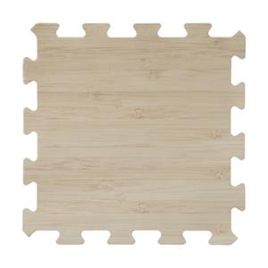 8x Stuks Foam Puzzelmat Zwembadtegels/fitnesstegels Hout 50 X 50 Cm peelkleden