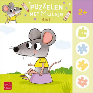 Clavis Muisje 4 in 1 Puzzel