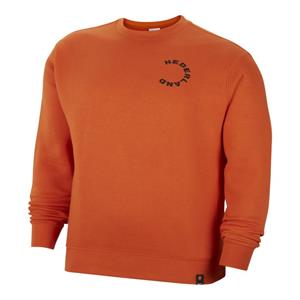 Nike Nederland Club Fleece Sweatshirt met ronde hals voor heren - Oranje