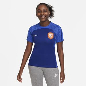 Nike Nederland Strike  Dri-FIT voetbaltop met korte mouwen voor kids - Blauw