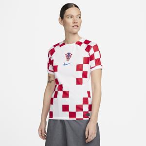 Kroatië 2022/23 Stadium Thuis  Dri-FIT voetbalshirt voor dames - Wit
