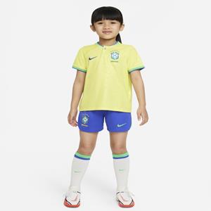 Nike Brazilië 2022/23 Thuis  Dri-FIT voetbaltenue voor kleuters - Geel