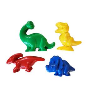 Gowi Dinosaurusvormen - Set van 4 in een netje