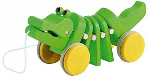 PlanToys Plan Toys Holz Ziehfigur - tanzendes Krokodil
