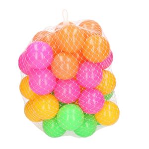 80x Ballenbakballen Neon Kleuren 6 Cm Speelgoed - Ballenbakballen