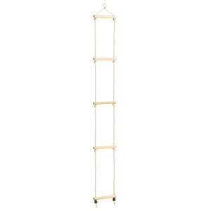 Touwladder 30x168 Cm Massief Hout En Pe