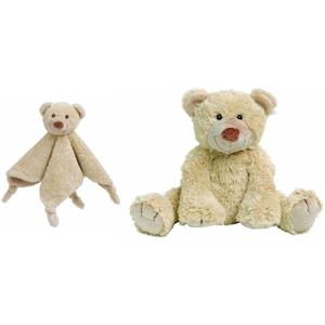 Happy Horse Kraamcadeau Bear Boogy beige  knuffeldoekje en knuffel beertje 24 cm -