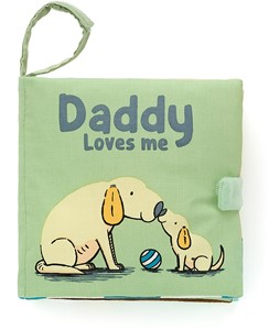 Jellycat Daddy Loves Me Buch - 15x15cm