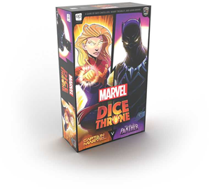 USAopoly Dice Throne - Captain Marvel VS Black Panther