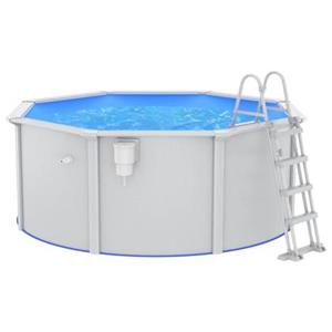 VidaXL Zwembad met veiligheidsladder 300x120 cm